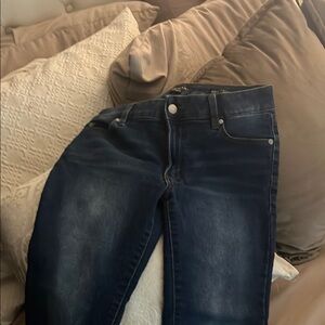 Tahari Women's Midnight Blue Skinny Jeans